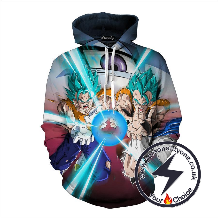 Dragon Ball Z - Fusion God 3D - Hoodies